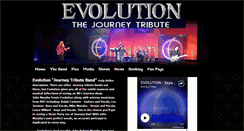 Desktop Screenshot of evolutiontheband.com